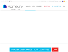Tablet Screenshot of homelink.ch